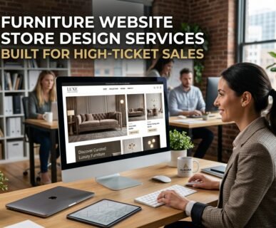 Furniture Website Store Design Services Built for High Ticket Sales