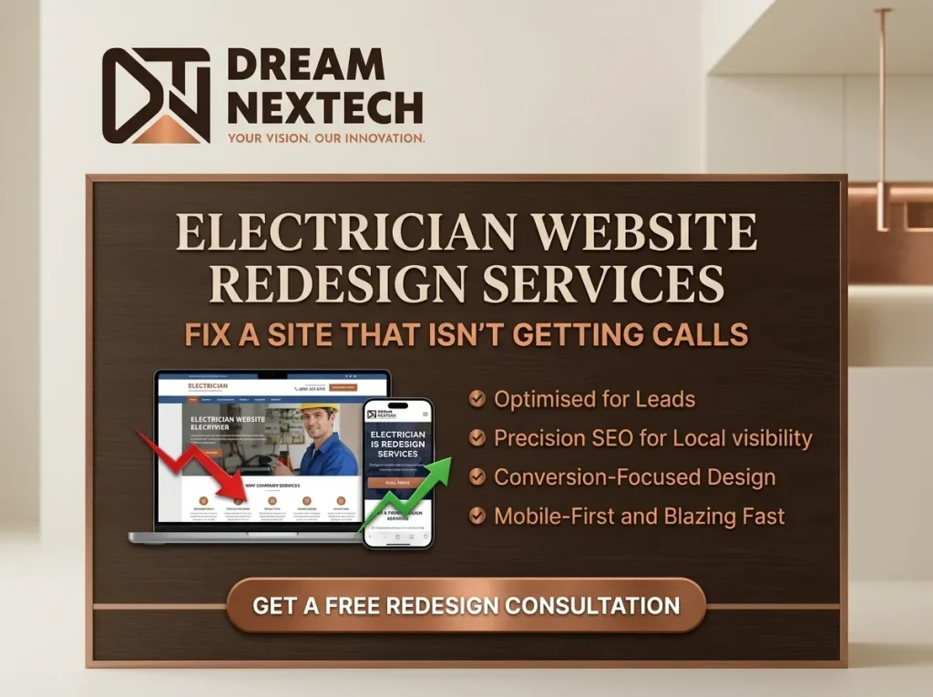Electrician Website Redesign Services