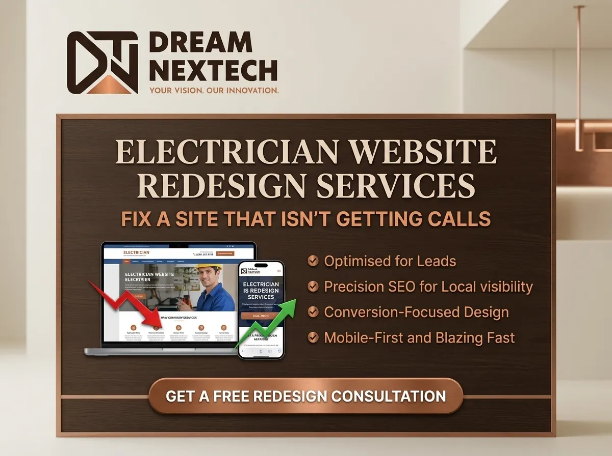 Electrician Website Redesign Services