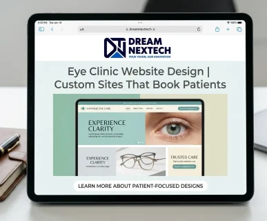 Eye Clinic Website Design Custom Sites That Book Patients