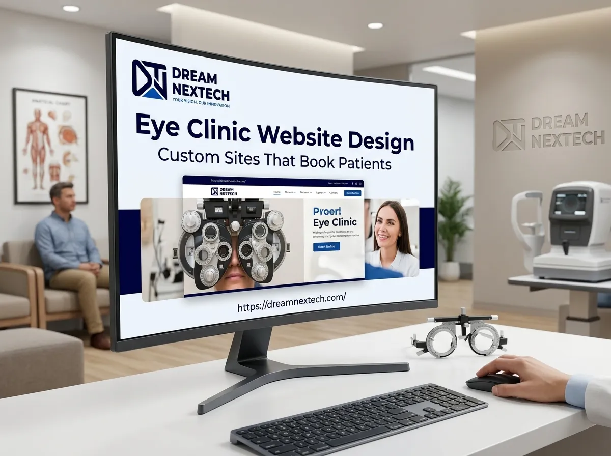 Professional Eye Clinic Website Design Services