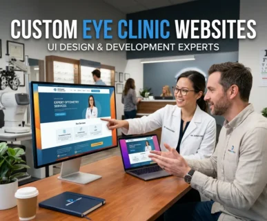 Custom Eye Clinic Websites UI Design Development Experts