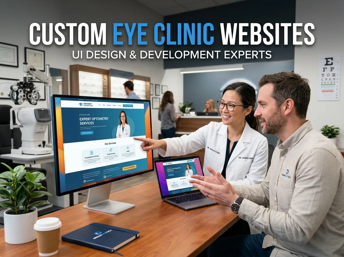 Custom Eye Clinic Websites UI Design Development Experts
