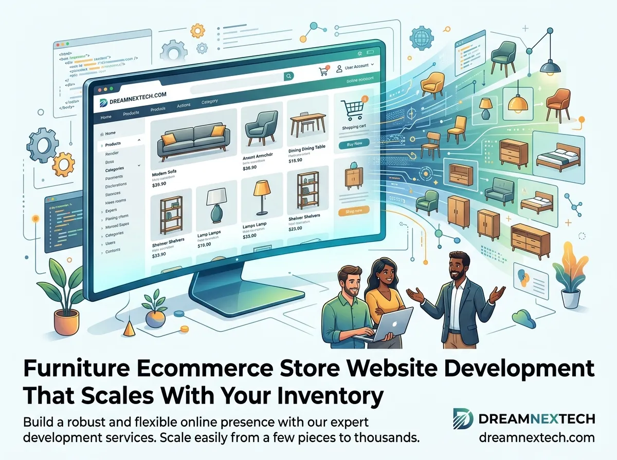 Furniture Ecommerce Store Website Development