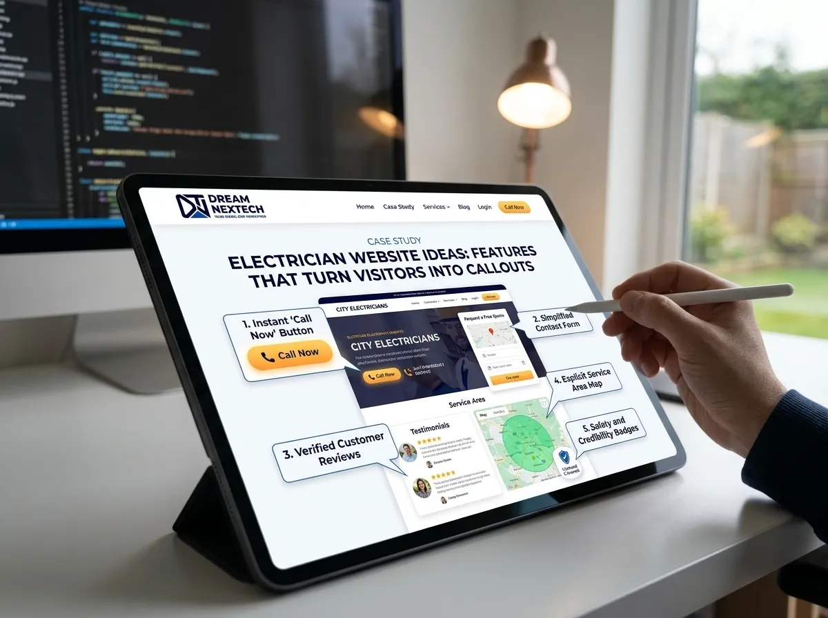 Electrician Website Ideas Features That Turn Visitors Into Callouts