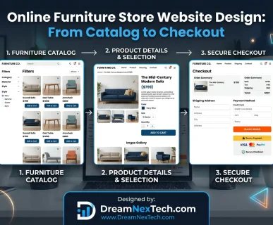 Online Furniture Store Website Design