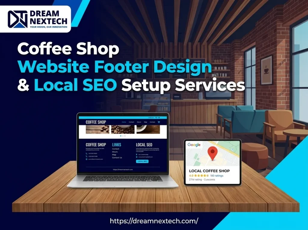 Coffee Shop Website Footer Design