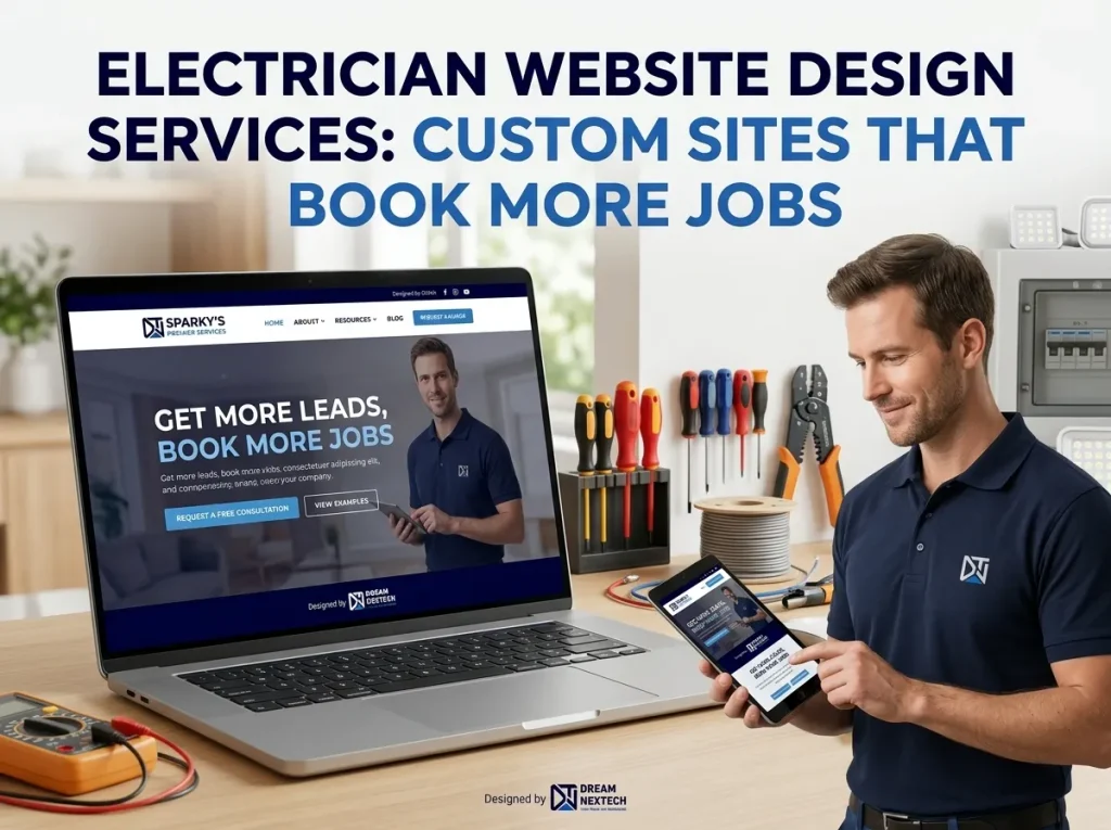 Electrician Website Design Services Custom Sites That Book More Jobs