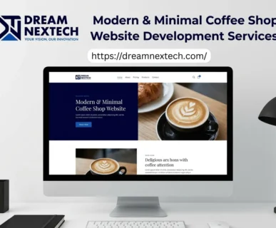 Modern and Minimal Coffee Shop Website Development Services