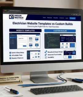 Electrician Website Templates vs Custom Builds