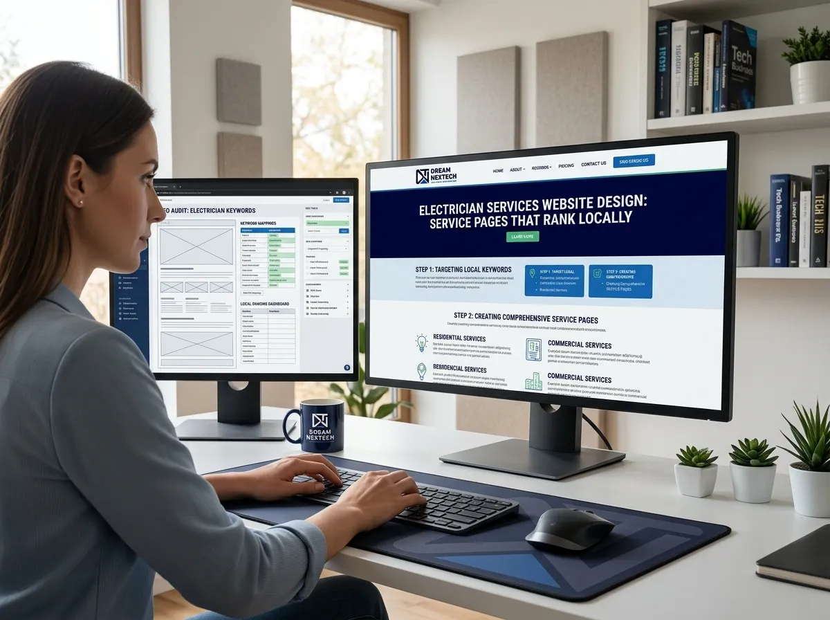 Electrician Services Website Design