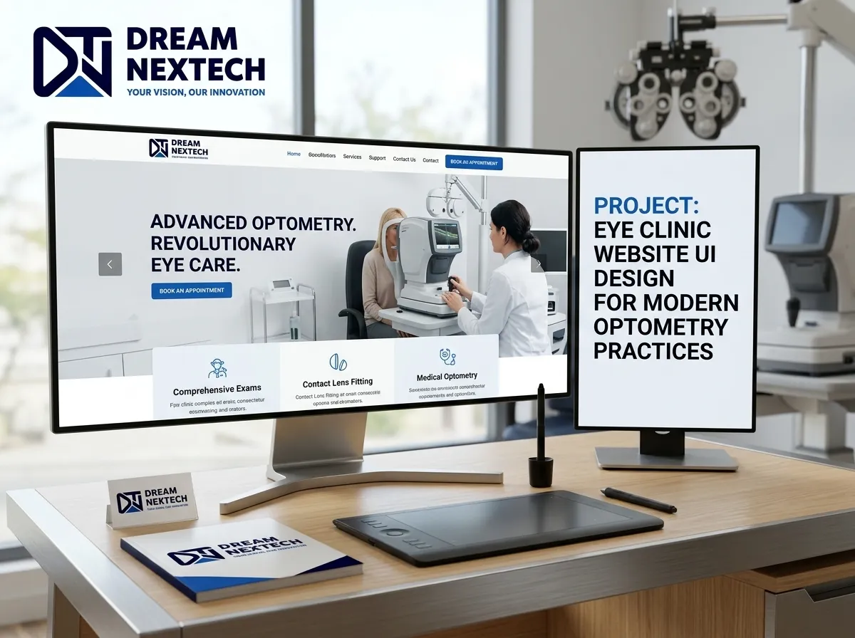 Eye Care Clinic Website Design and Development