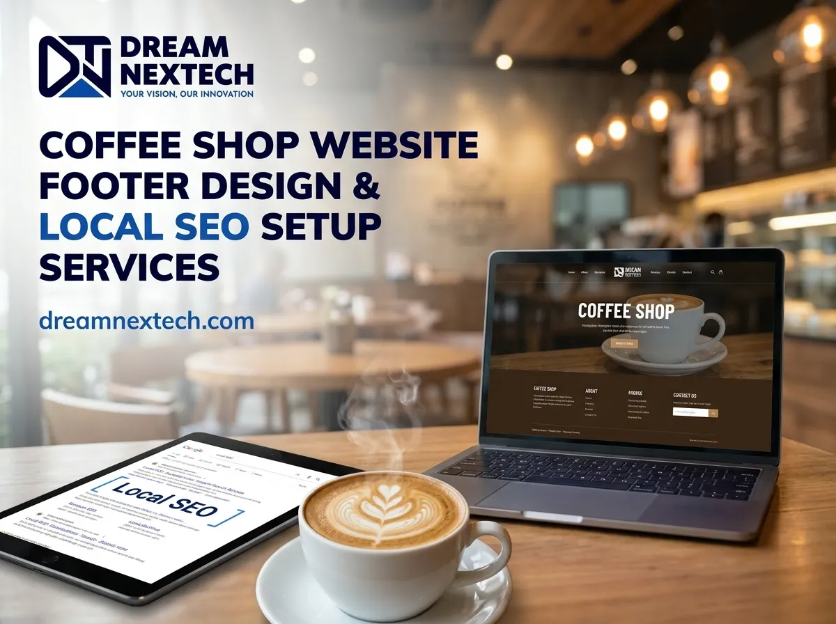 Coffee Shop Website Footer Design