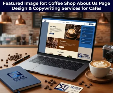 Coffee Shop About Us Page Design