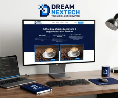 Coffee Shop Website Background and Image Optimization Services