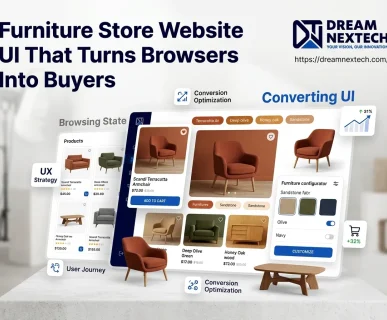 Furniture Store Website UI That Turns Browsers Into Buyers