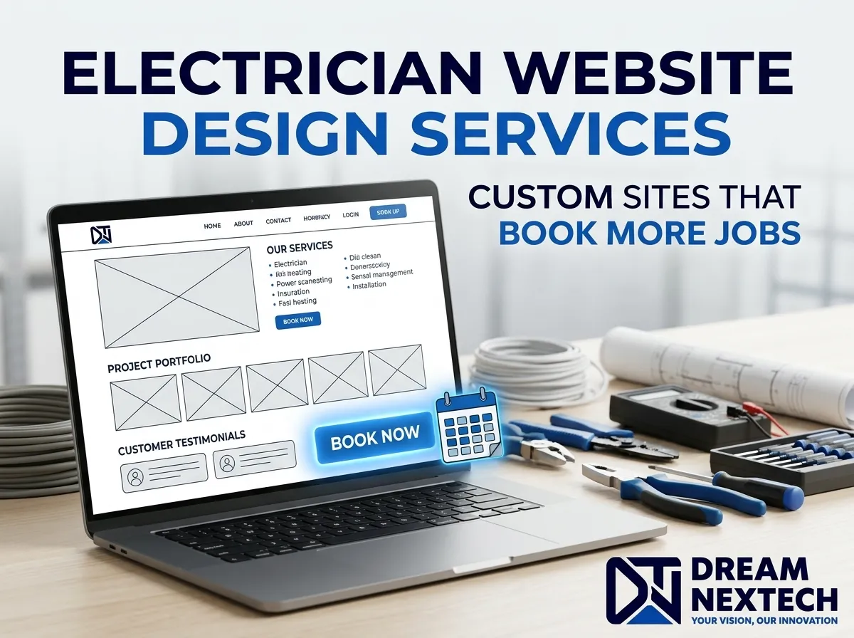 Electrician Website Design Services Custom Sites That Book More Jobs