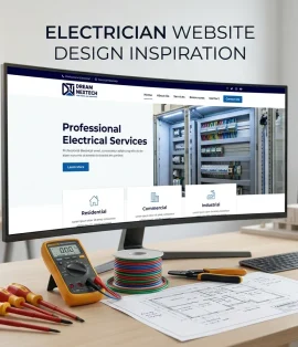 Electrician Website Design Inspiration