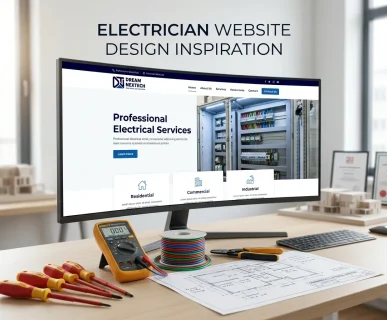 Electrician Website Design Inspiration