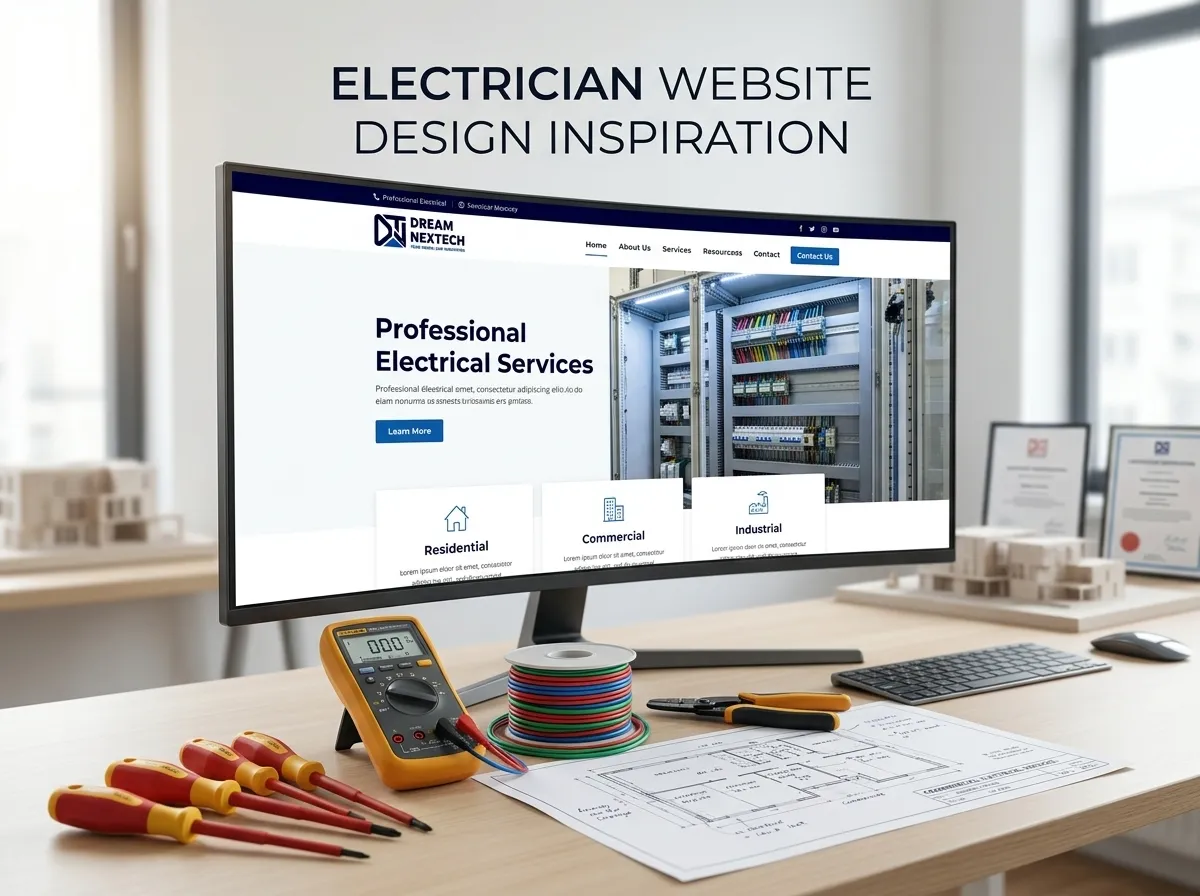 Electrician Website Design Inspiration