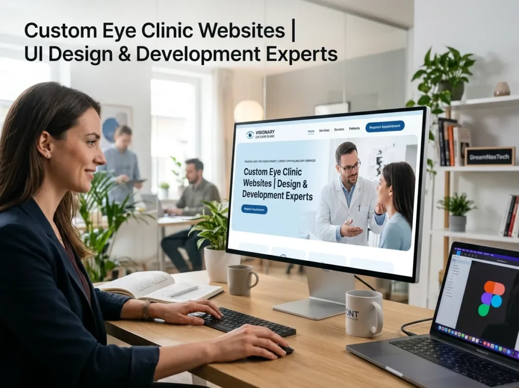 Custom Eye Clinic Websites UI Design Development Experts