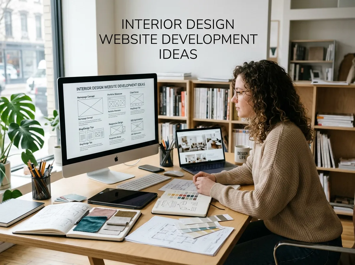 Interior Design Website Development Ideas