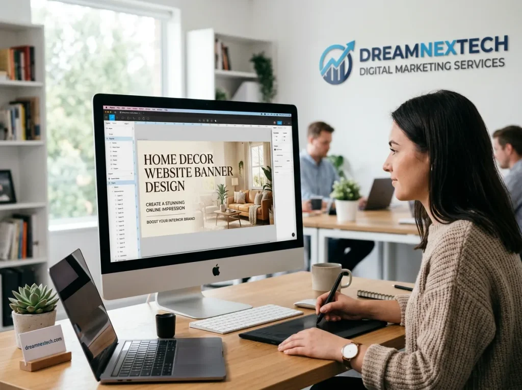 Home Decor Website Banner Design