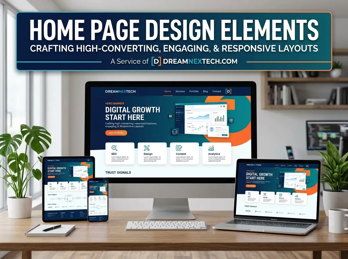 Home Decor Website Home Page Design Elements