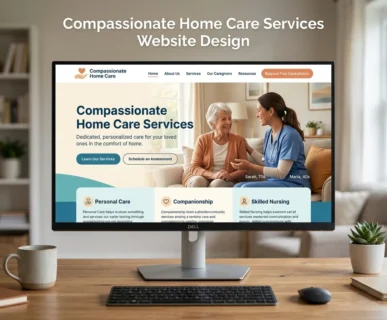 Home Care Services Website Design
