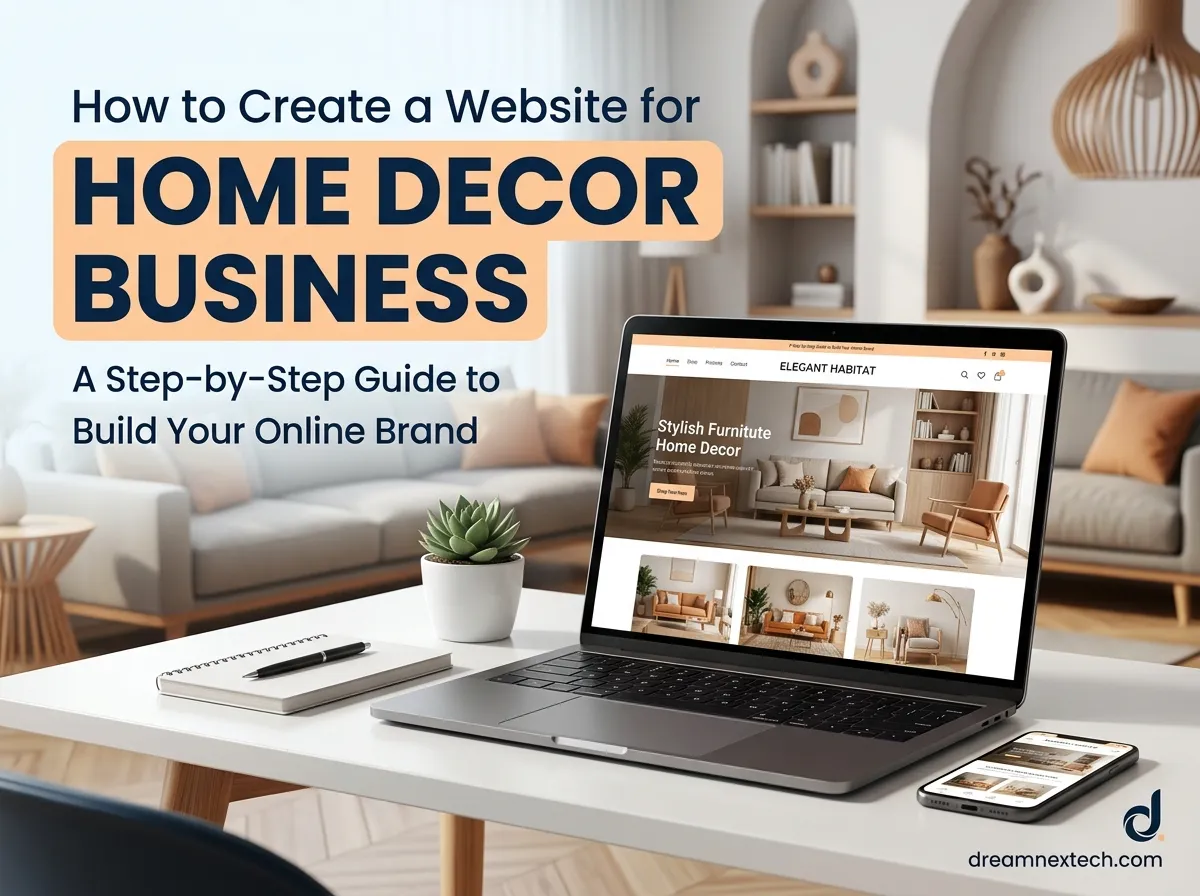 Modern Home Decor Website Design
