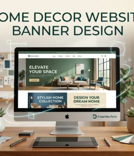 Home Decor Website Banner Design