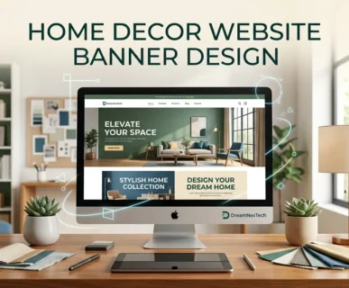 Home Decor Website Banner Design