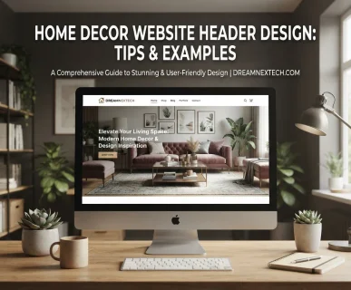Home Decor Website Header Design