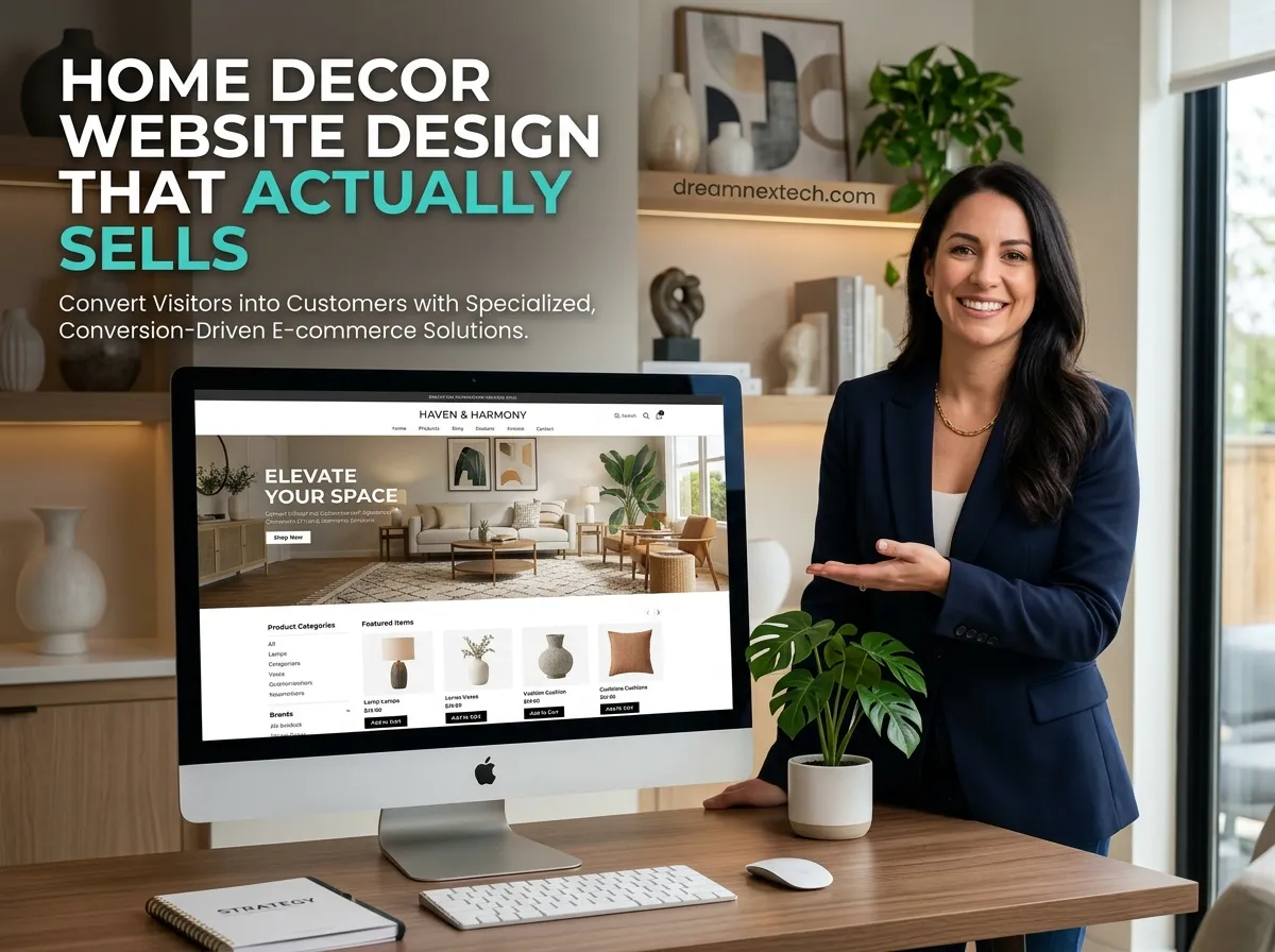 Home Decor Services Website Design