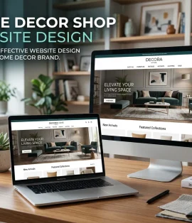Home Decor Shop Website Design