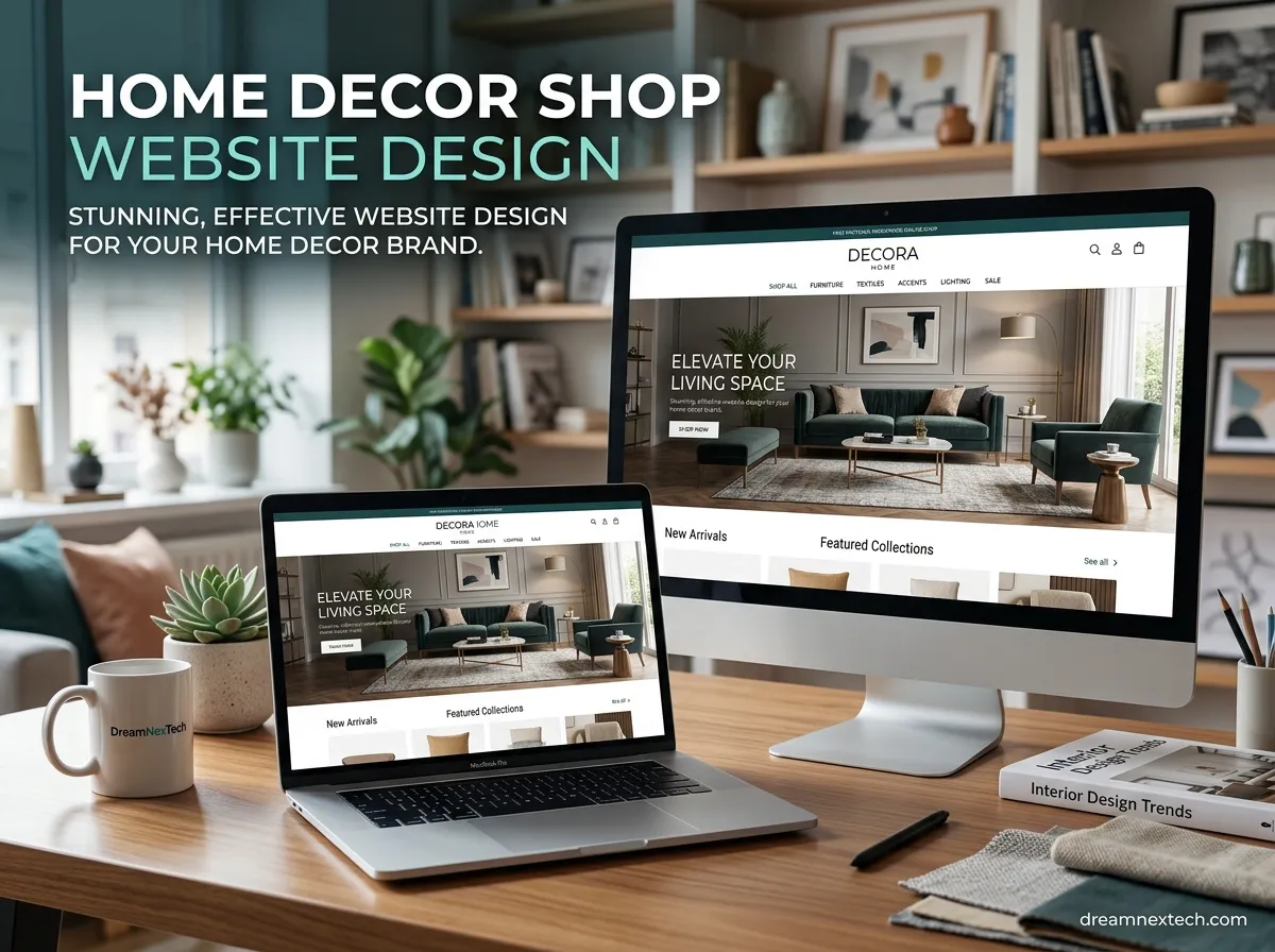 Home Decor Shop Website Design