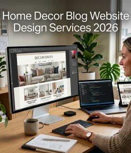 Home Decor Blog Website Design Services