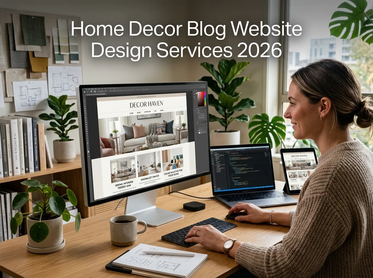Home Decor Blog Website Design Services