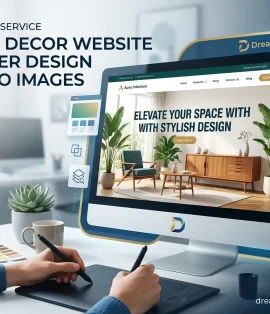 Home Decor Website Banner Design and Hero Images