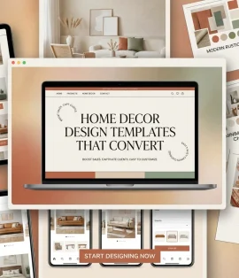 Home Decor Website Design Templates That Convert