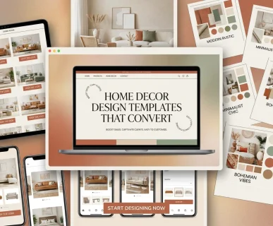 Home Decor Website Design Templates That Convert
