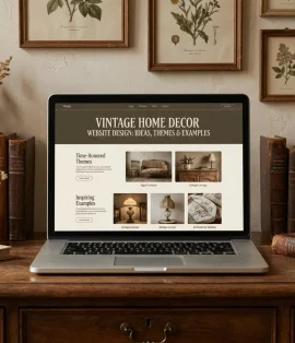Vintage Home Decor Website Design Vintage Home Decor Website Design: Ideas, Themes & Examples