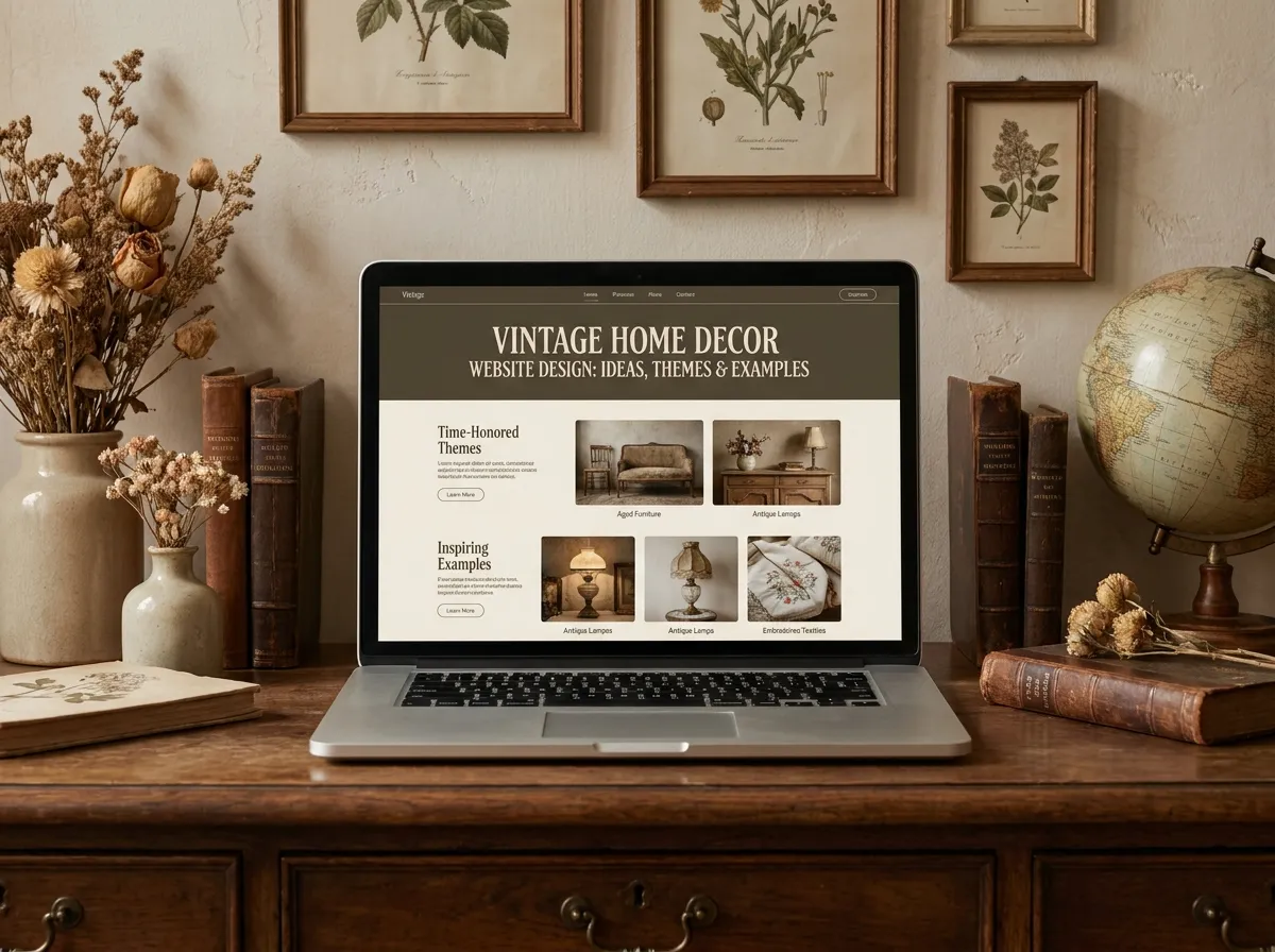 Vintage Home Decor Website Design Vintage Home Decor Website Design: Ideas, Themes & Examples