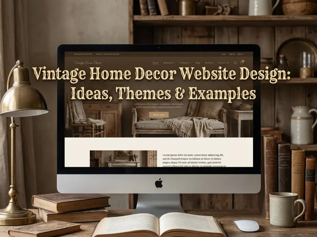 Vintage Home Decor Website Design