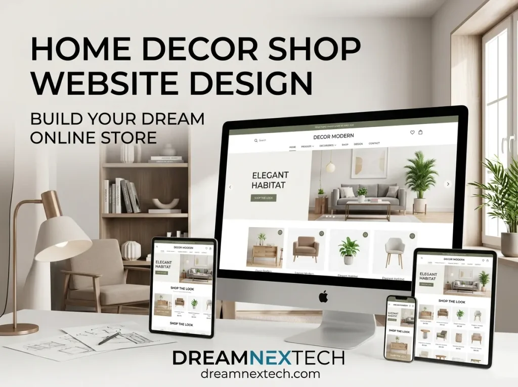 Home Decor Shop Website Design