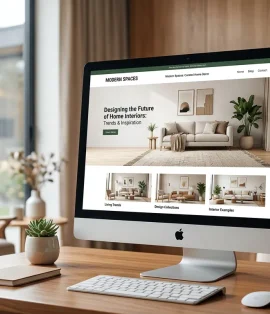 Modern Home Decor Website Design