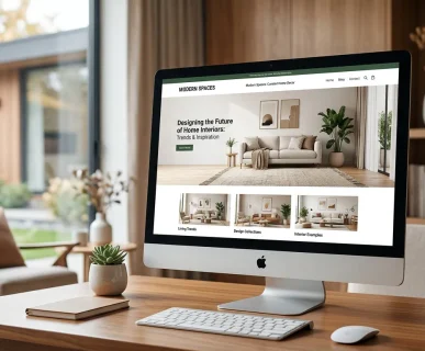 Modern Home Decor Website Design