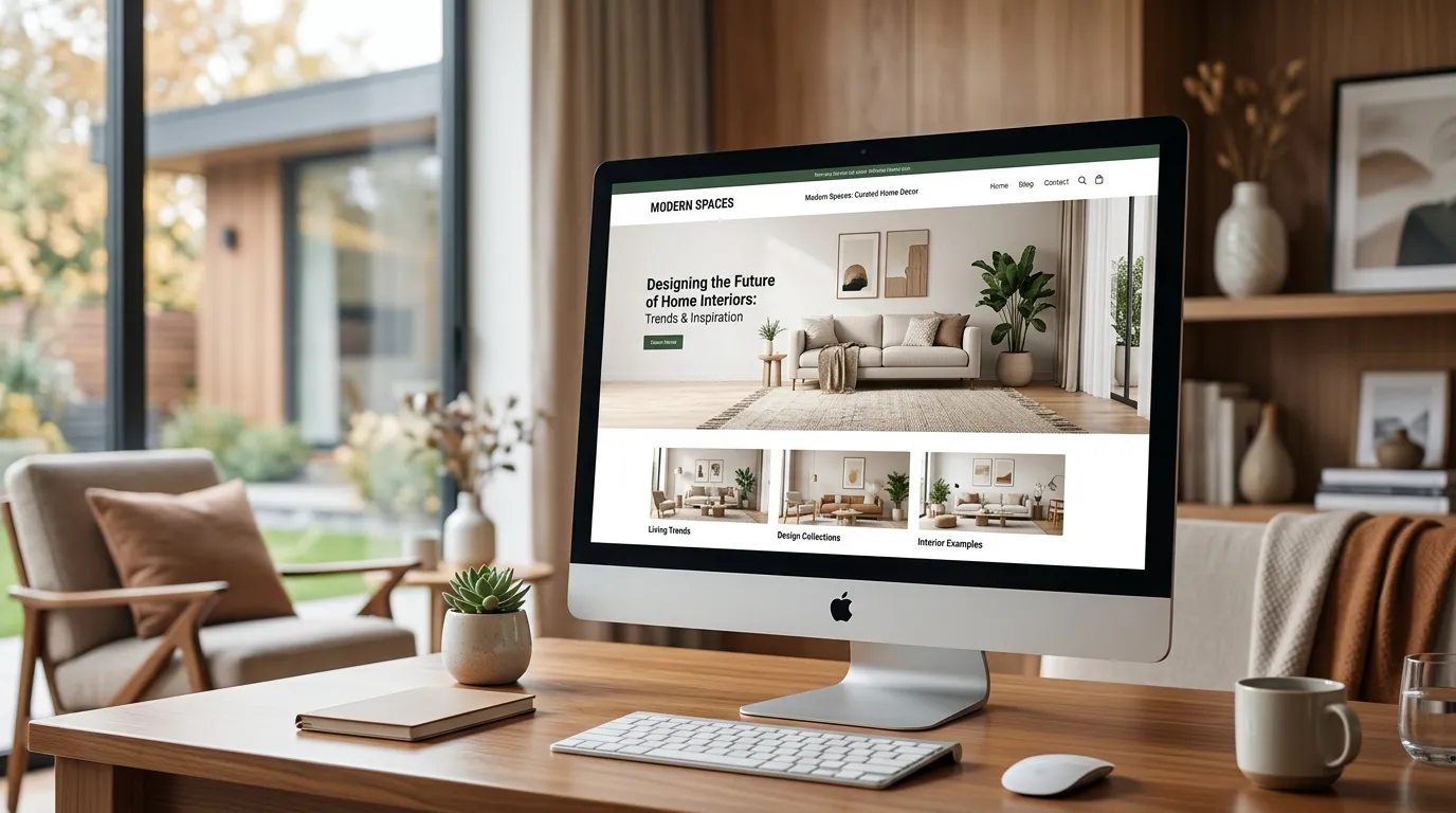 Modern Home Decor Website Design